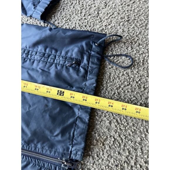 Vintage 80s Ocean Pacific OP Weather Wear Blue Surf Anorak Hooded Jacket small - Picture 7 of 9